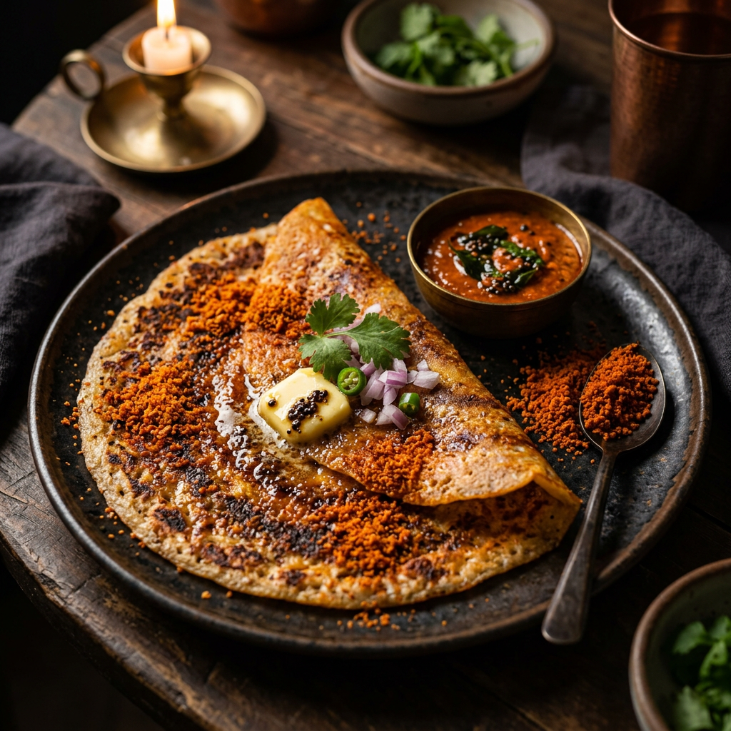 Benne Ghee Podi Dosa