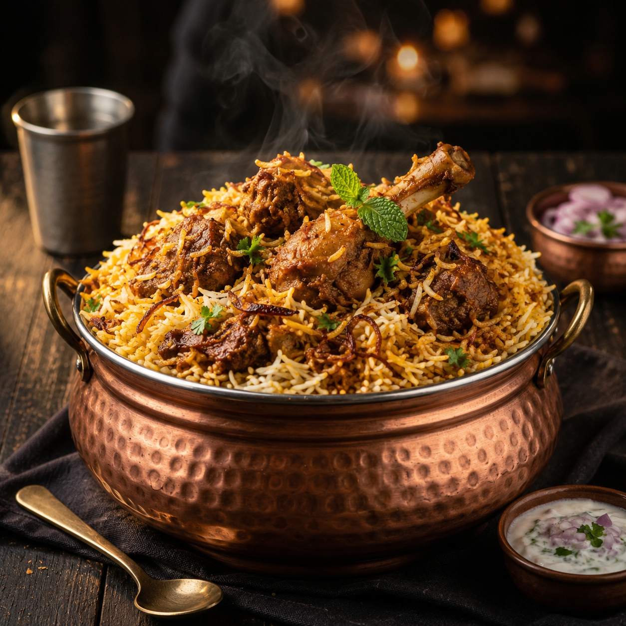 Madurai SPL Mutton Biryani